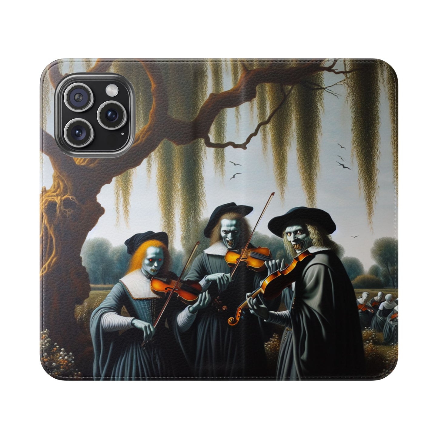 Vermeer's Vampire Violinists Flip Cases for iPhones