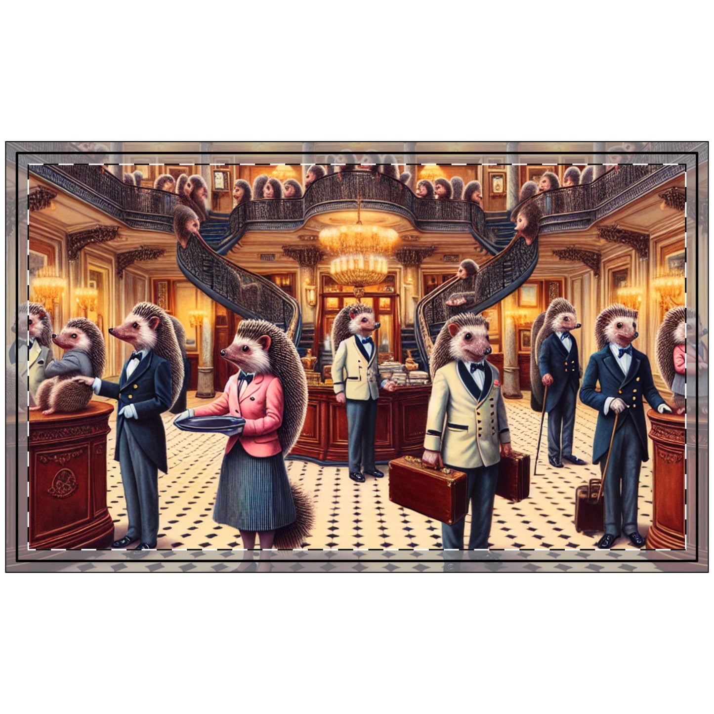 Hedgehog Hotel Polyester Doormat