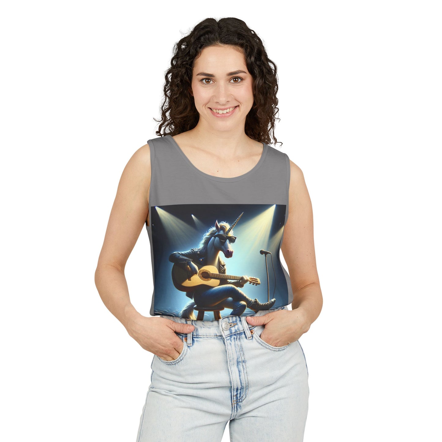 Unicorn Unplugged Unisex Tank Top