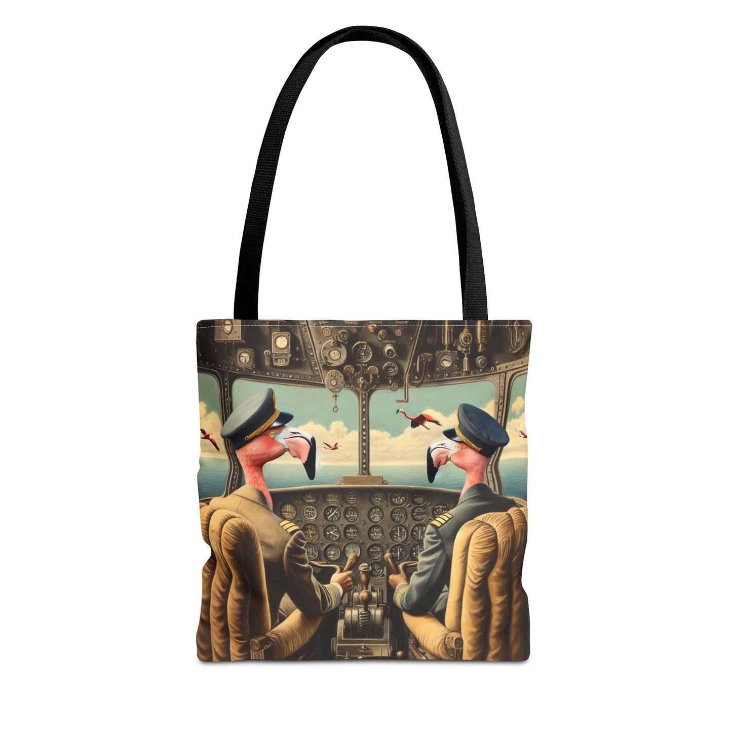 Flamingo Flight Deck Tote Bag