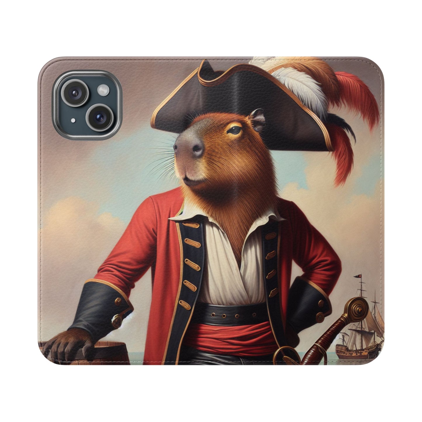 Captain Capybara Flip Case - iPhone/Galaxy
