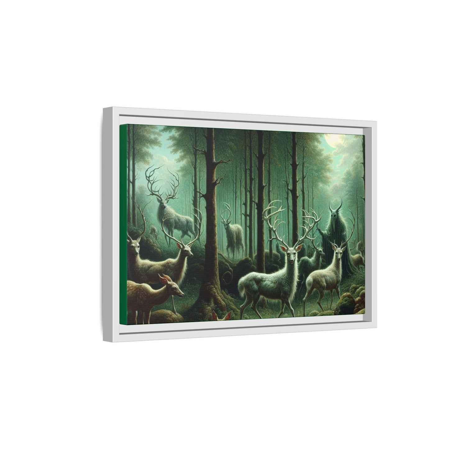 Wendigo Shepherd Canvas, Framed (Multi-color)