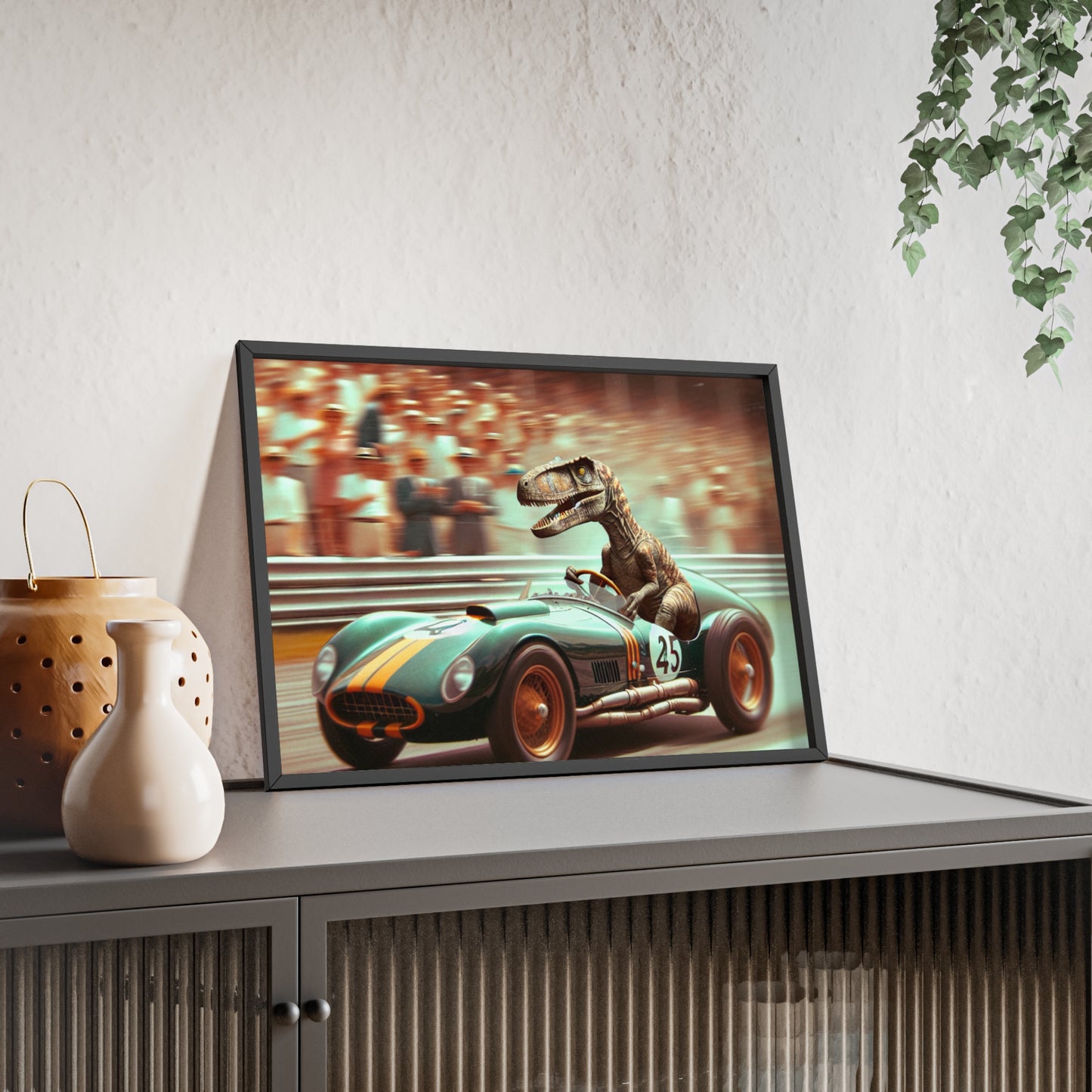 Framed Velocity Raptor Poster