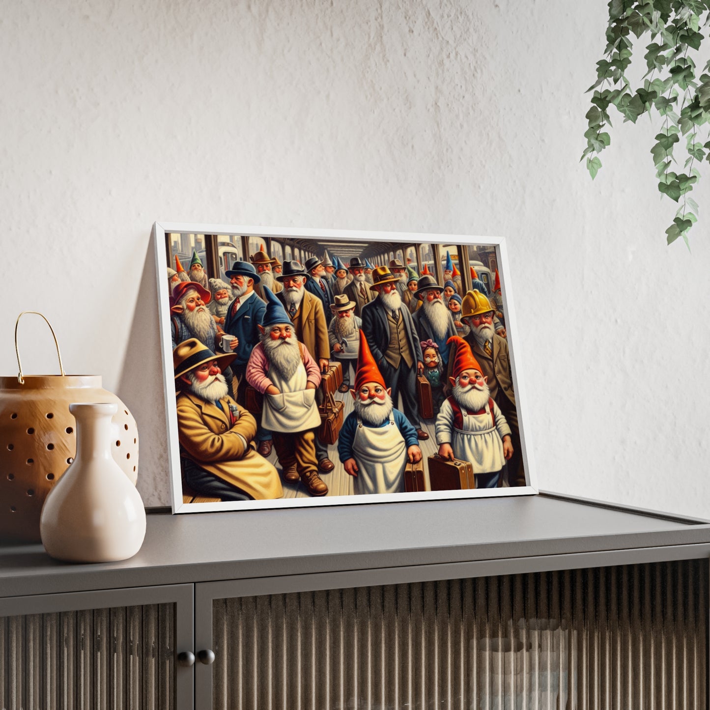 Framed The Gnome-mute Home Poster