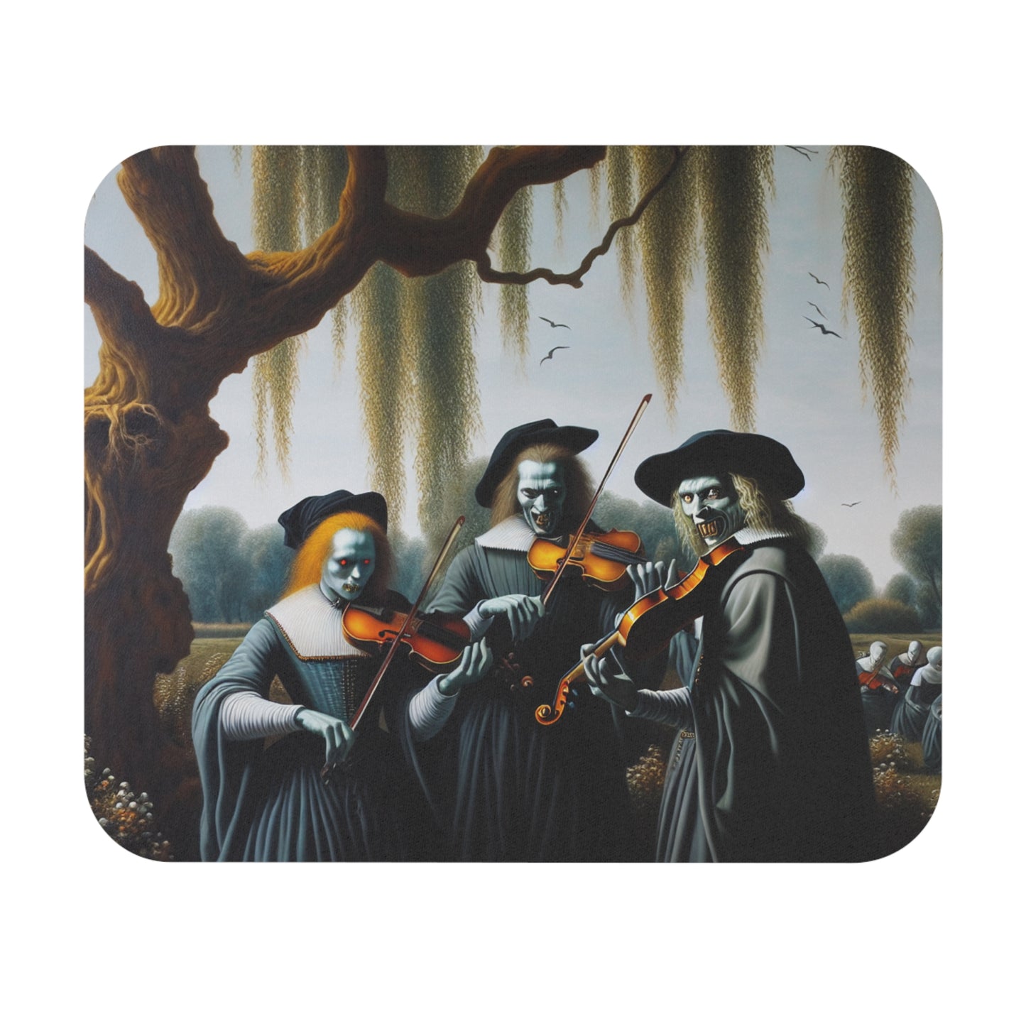 Vermeer's Vampire Violinists Mouse Pad