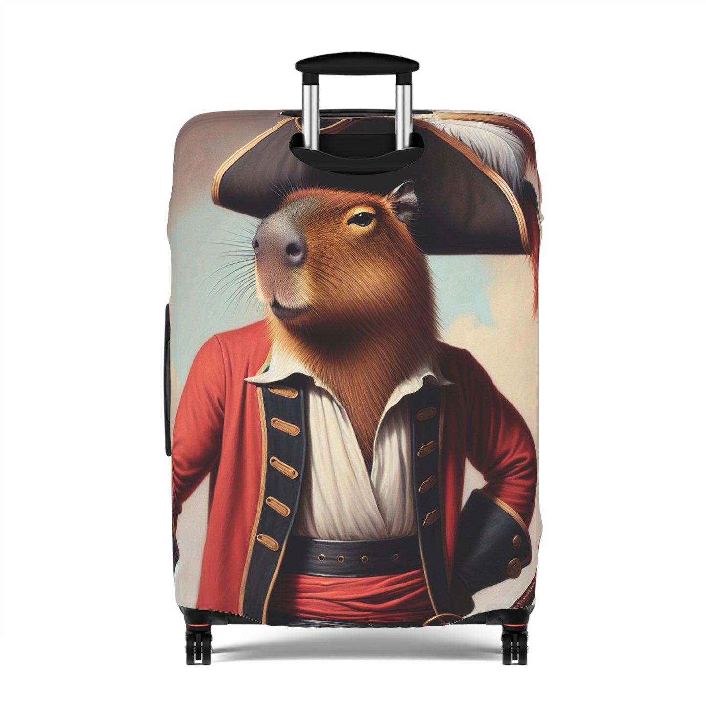 Captain Capybara Luggage Cover