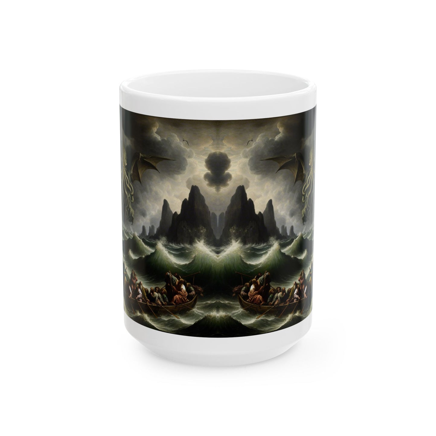 Cthulhu in the Storm Ceramic Mug