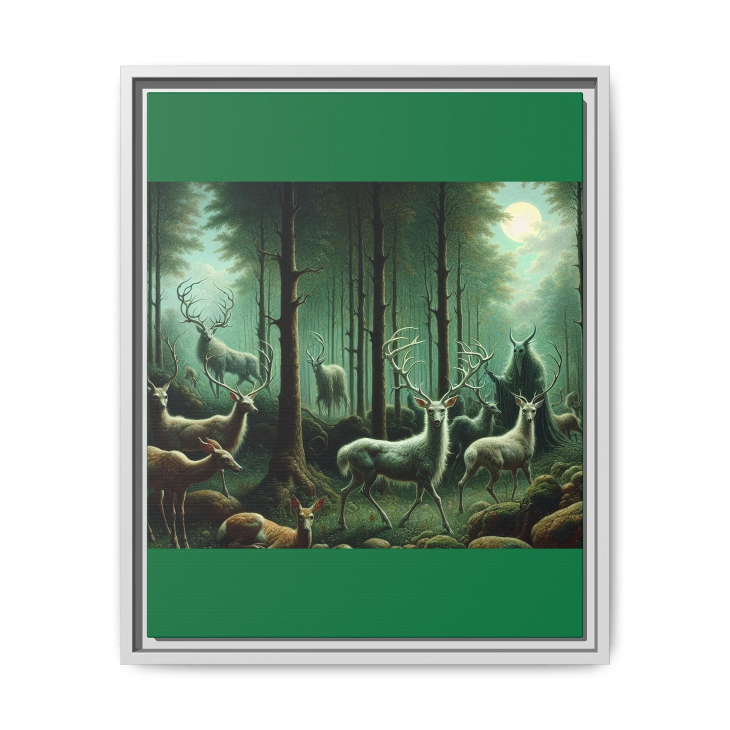 Wendigo Shepherd Canvas, Framed (Multi-color)