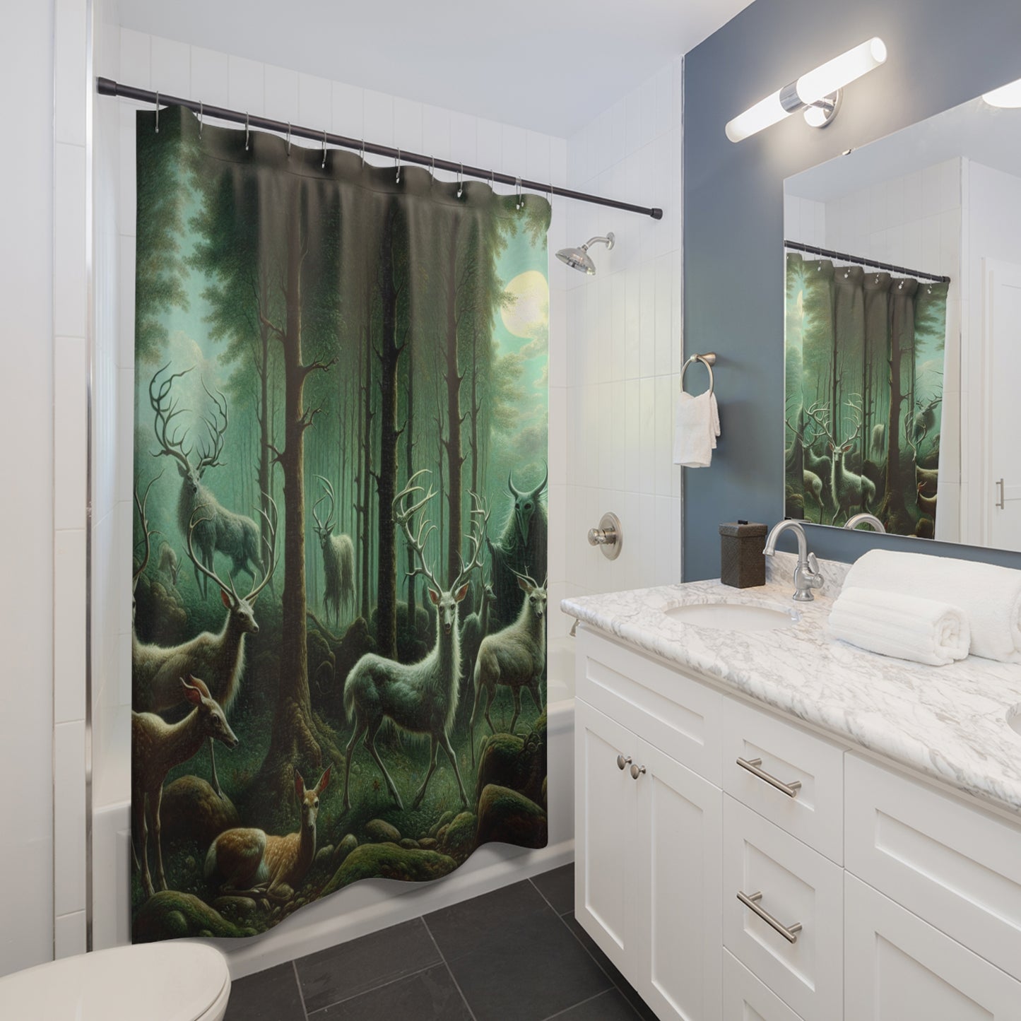 Wendigo Shepherd Shower Curtain