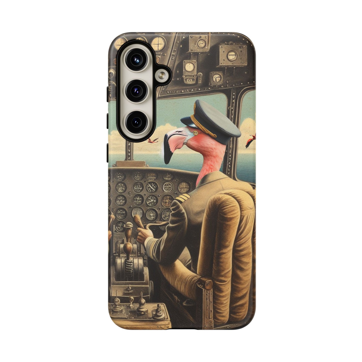 Flamingo Flight Deck Phone Case - GALAXY