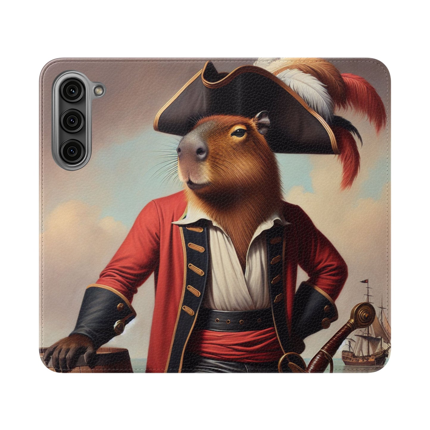 Captain Capybara Flip Case - iPhone/Galaxy