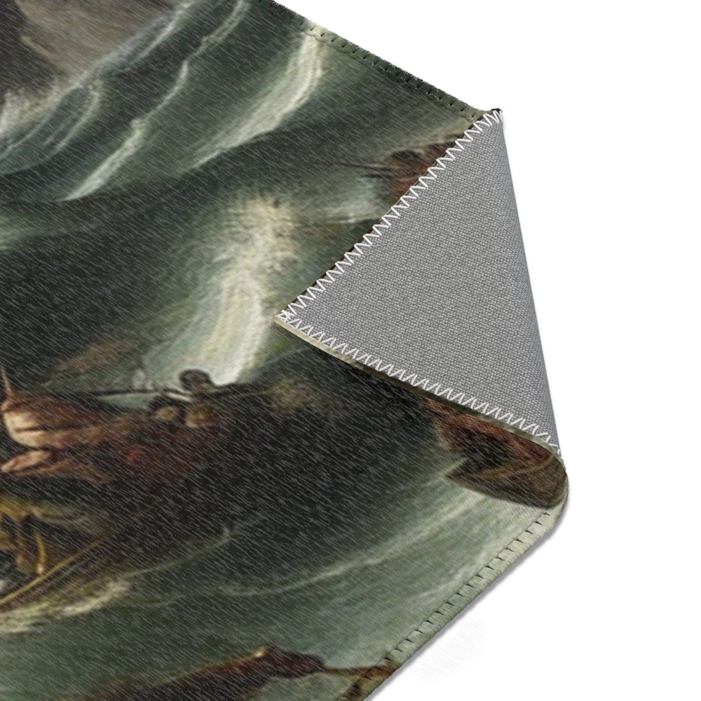 Cthulhu in the Storm Area Rug - HORIZONTAL