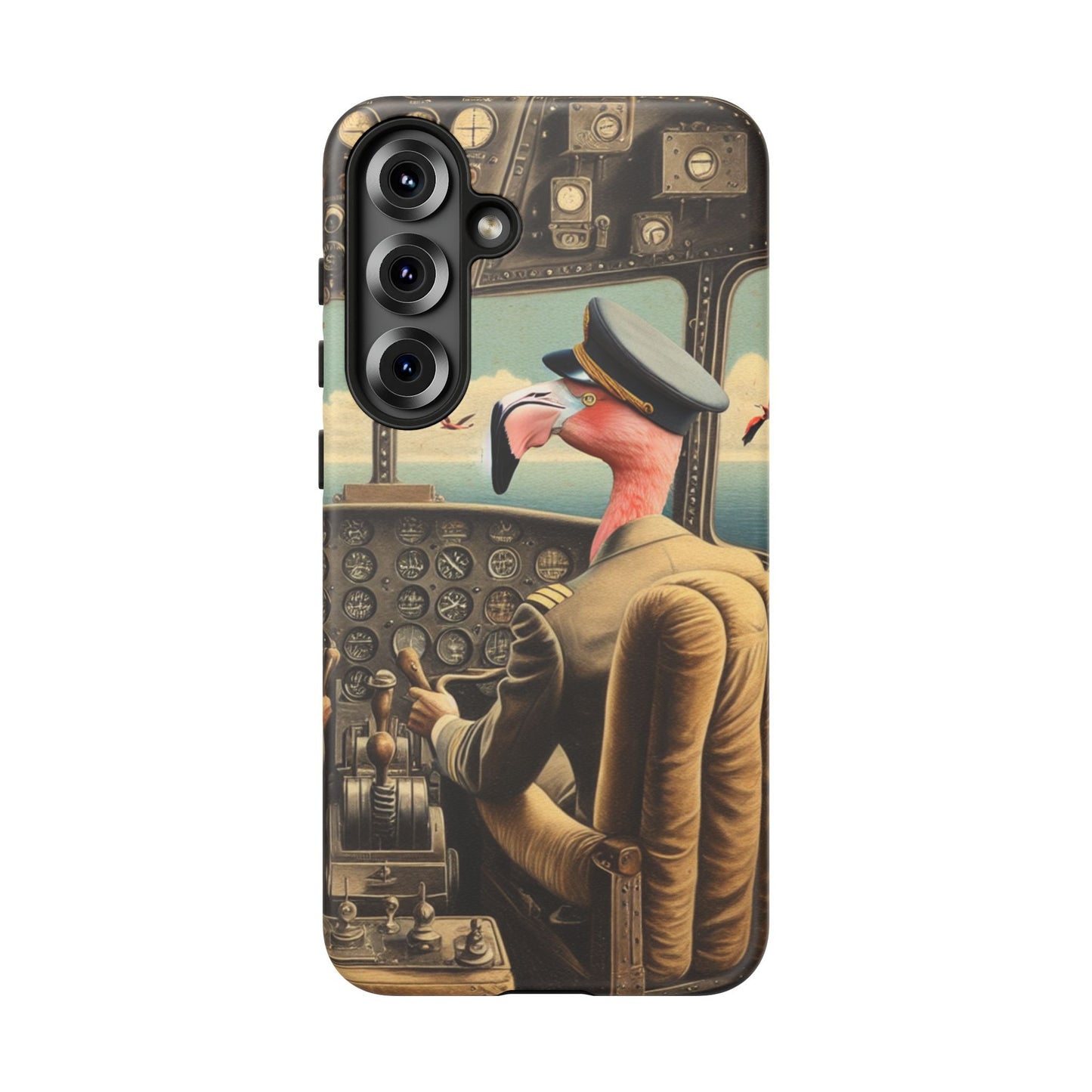 Flamingo Flight Deck Phone Case - GALAXY