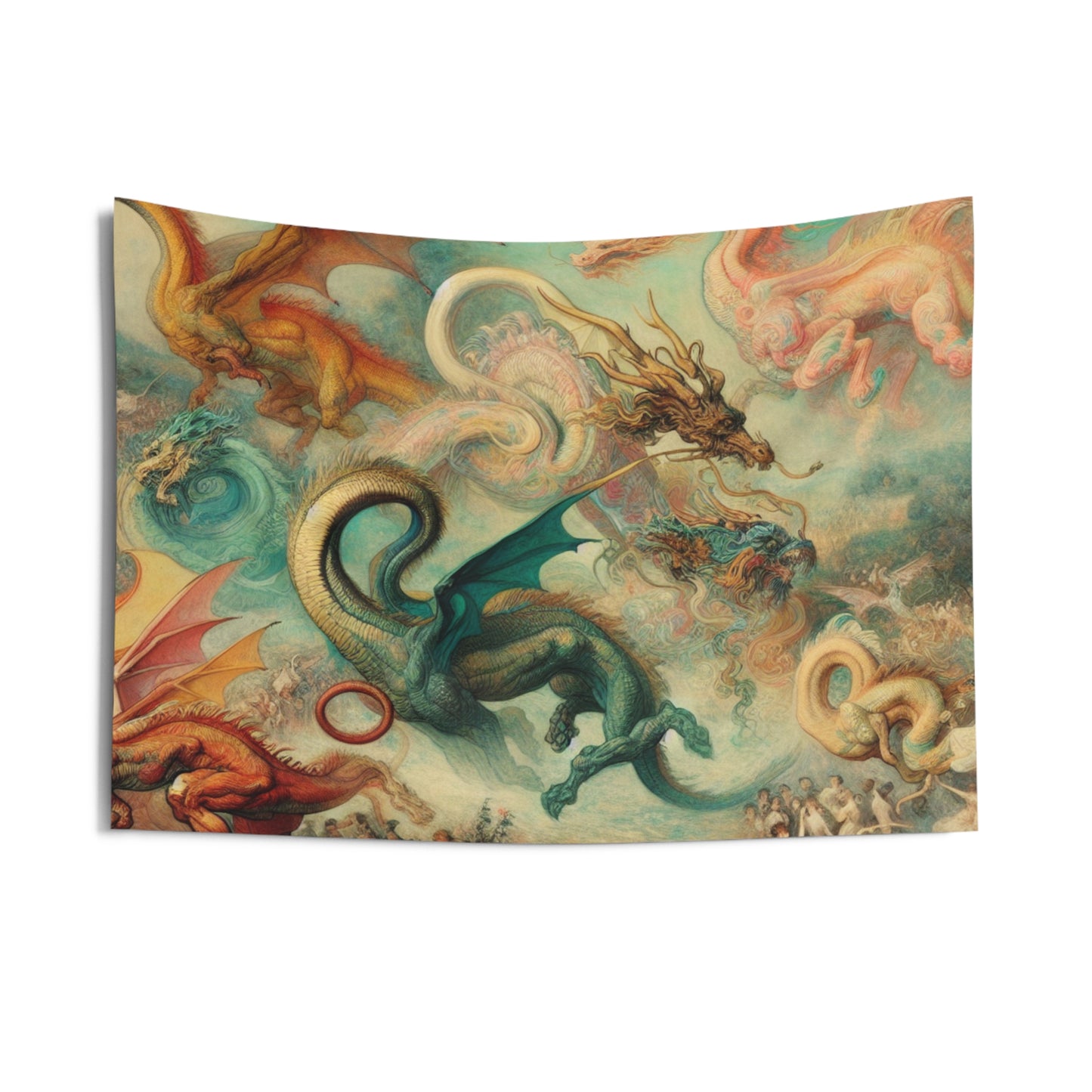 Degas Dreams of Dragons Wall Tapestry
