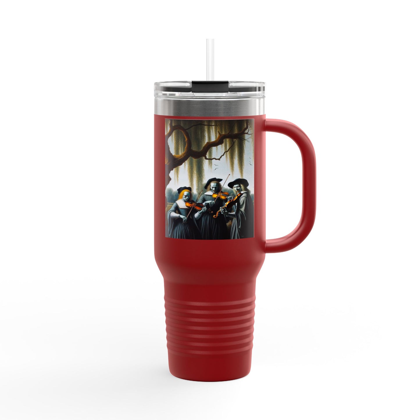 Vermeer's Vampire Violinists Insulated Travel Mug, 40oz