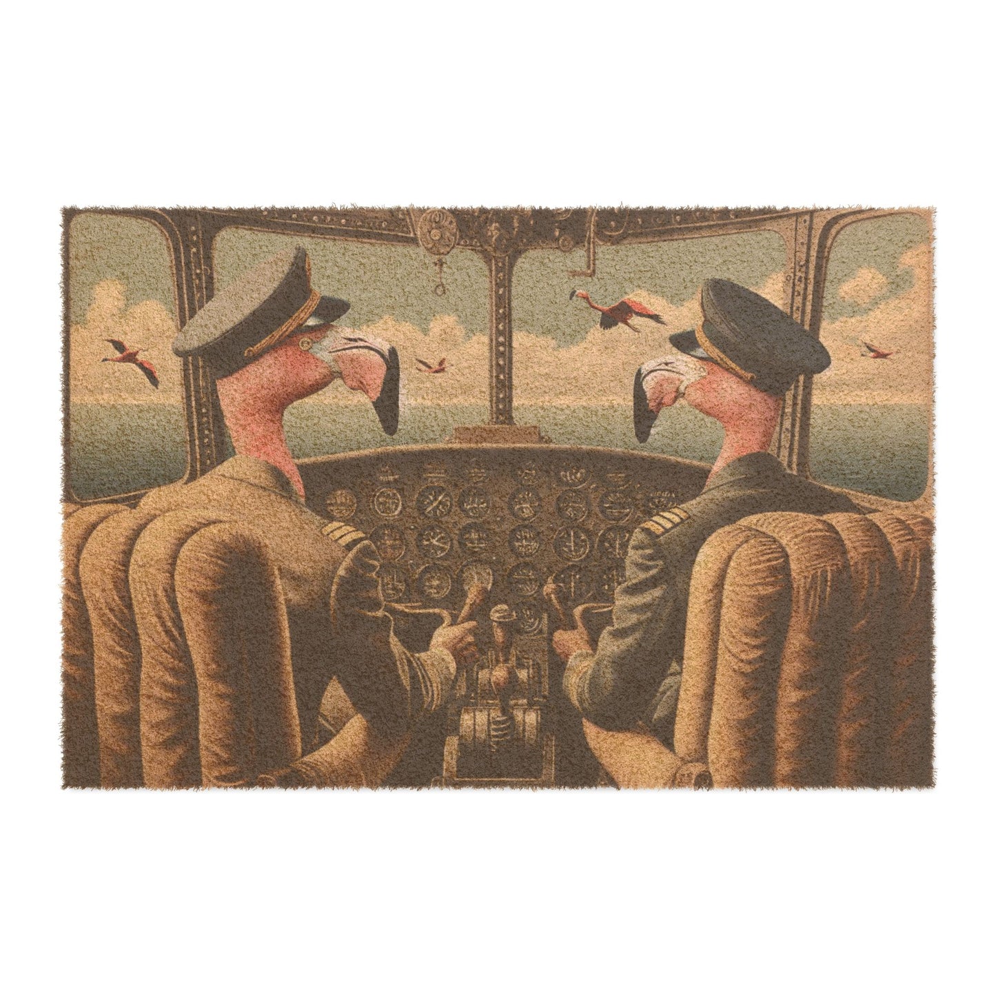 Flamingo Flight Deck Doormat