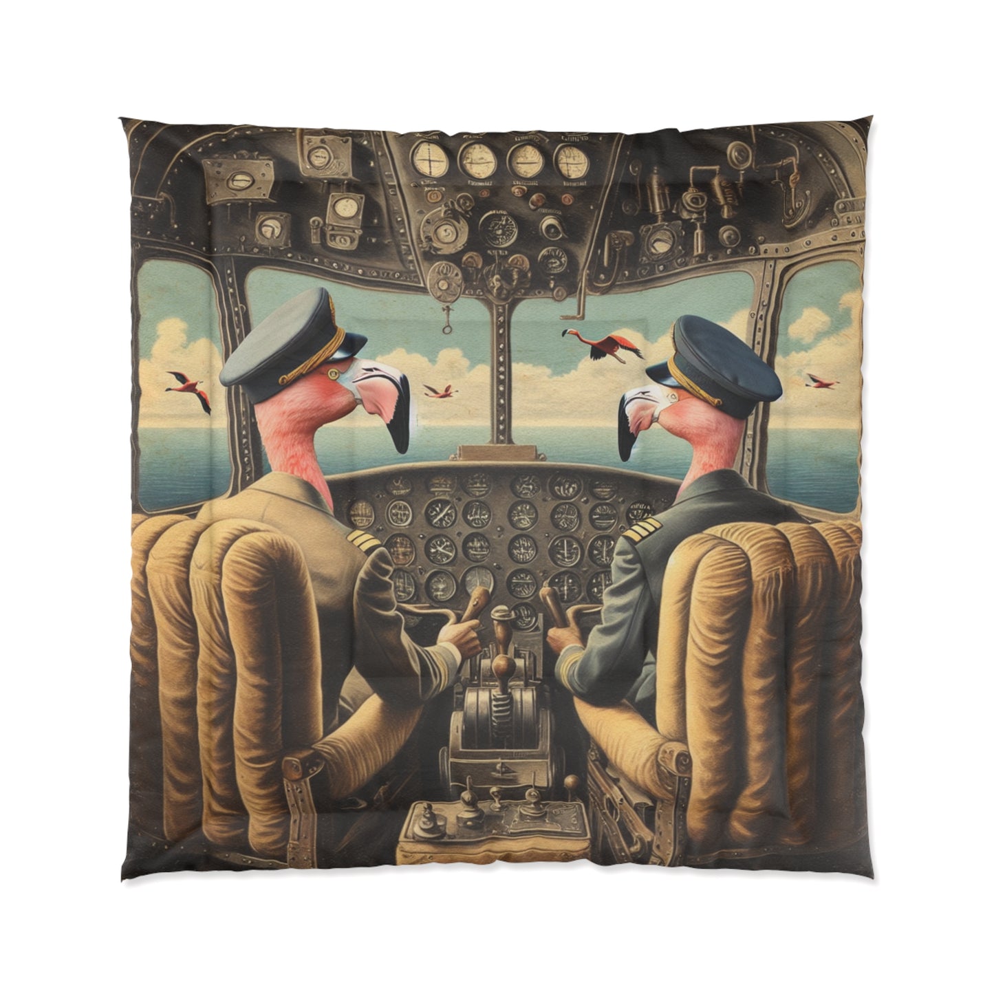 Flamingo Flight Deck Comforter