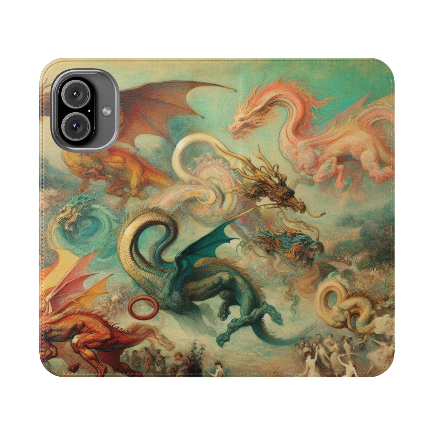 Degas Dreams of Dragons Flip Cases for iPhones