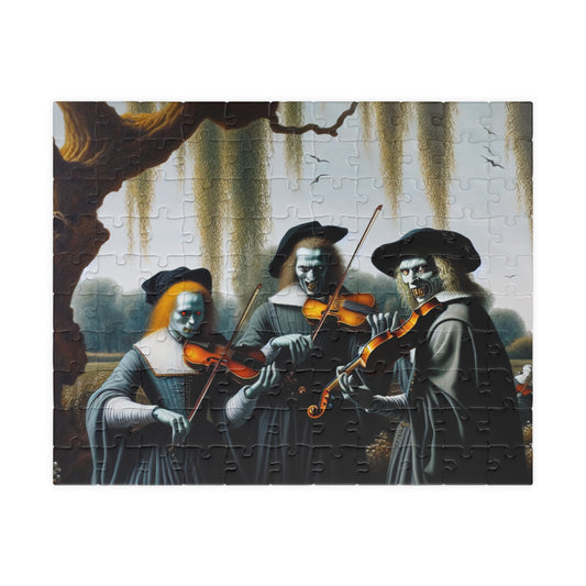 Vermeer's Vampire Violinists Puzzle (110, 252, 520, 1014-piece)