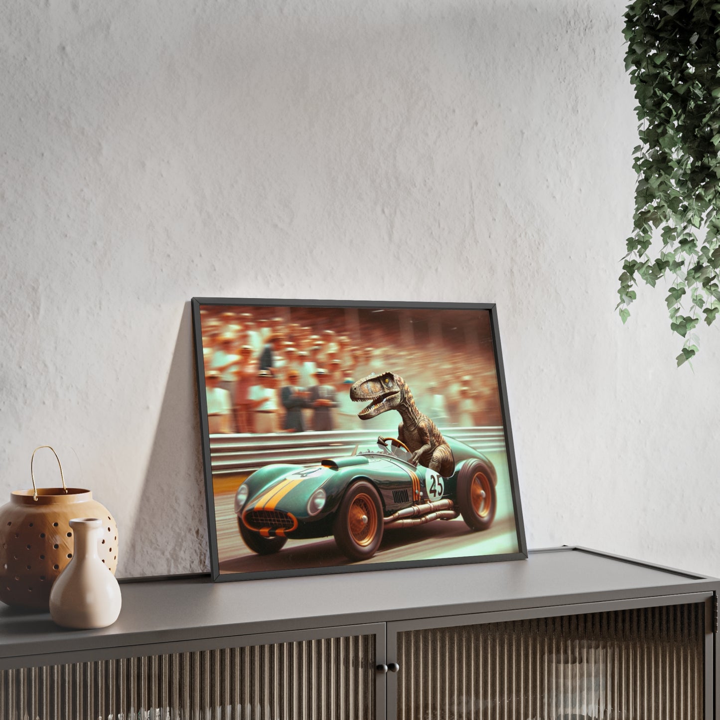 Framed Velocity Raptor Poster