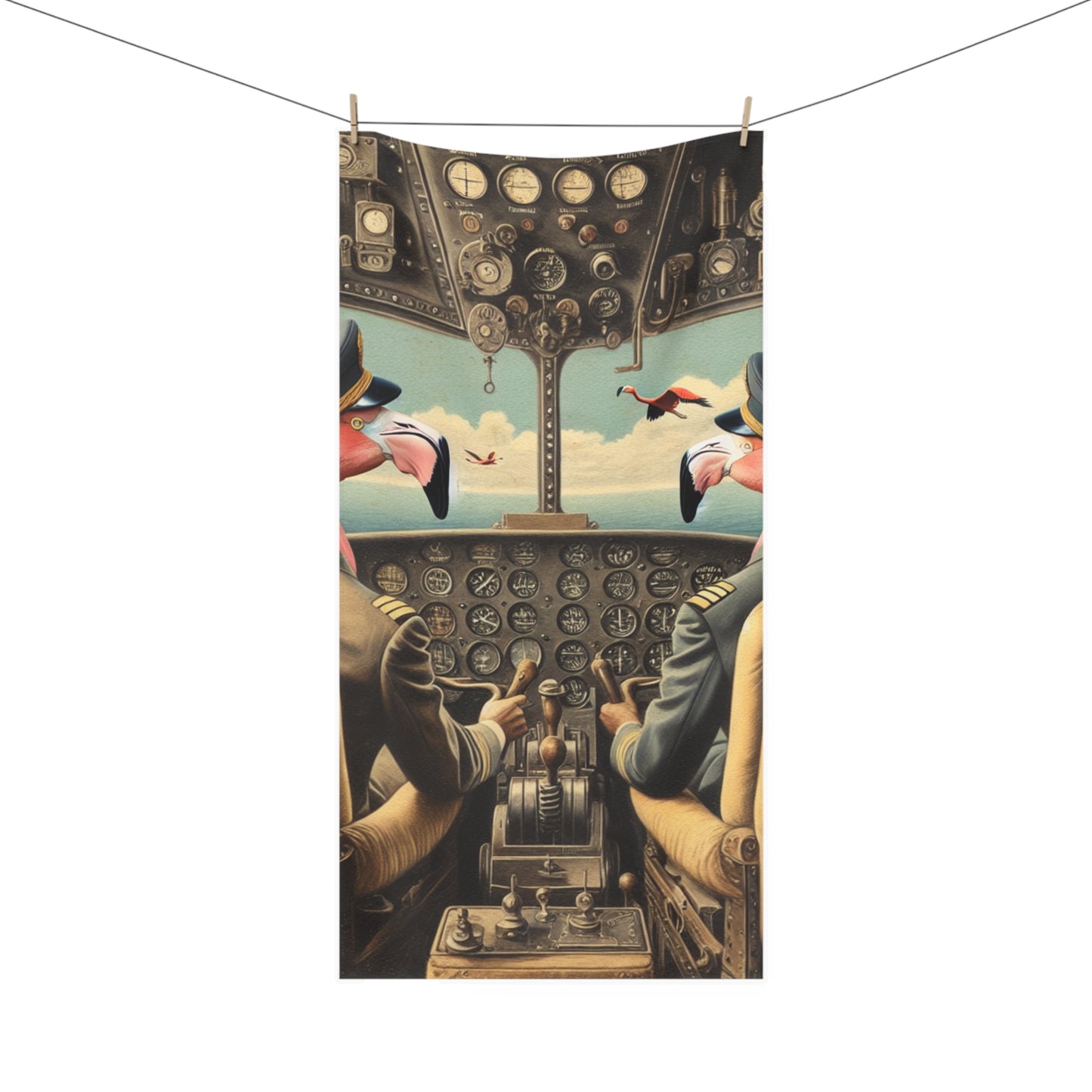 Flamingo Flight Deck Towel