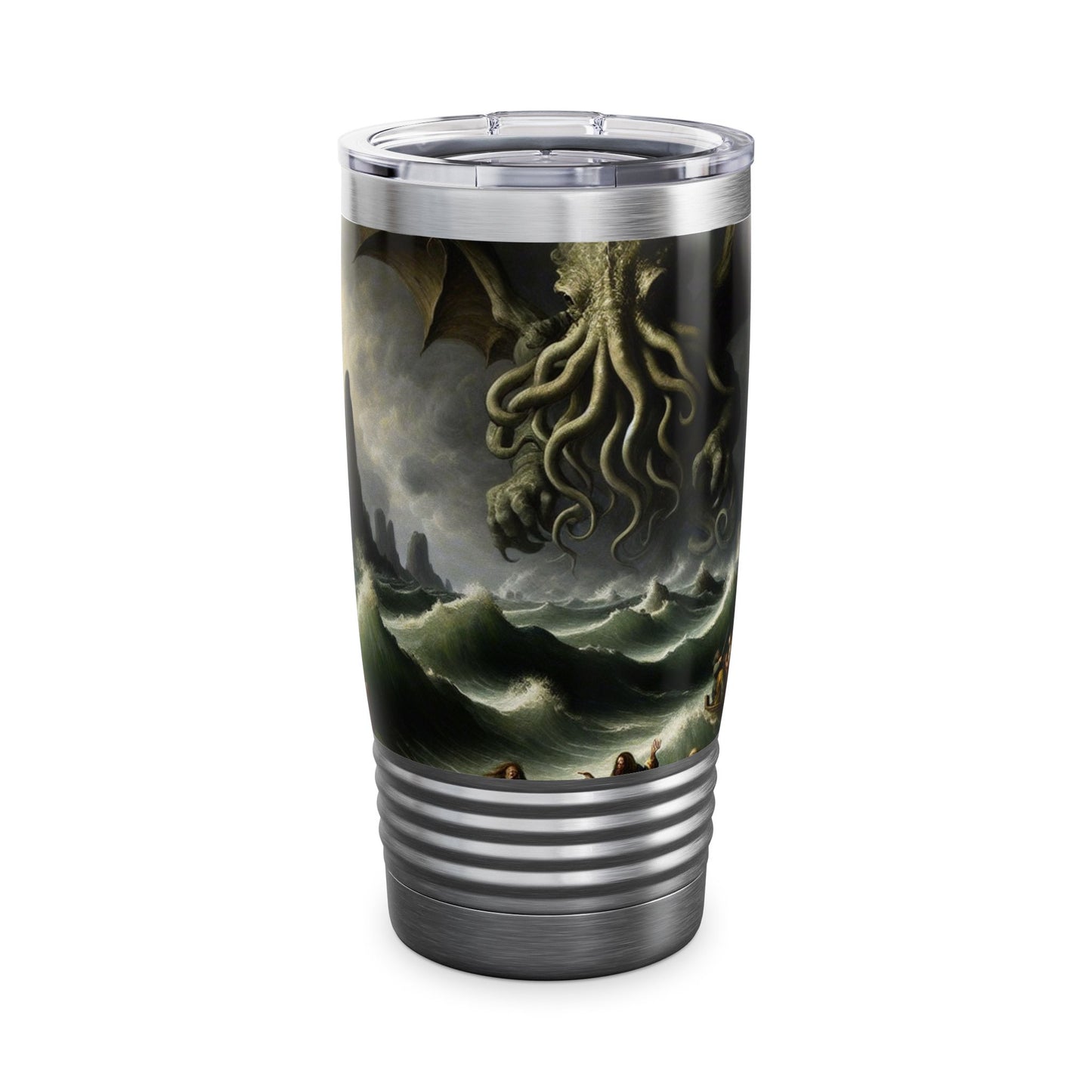 Cthulhu in the Storm Ringneck Tumbler | 20oz