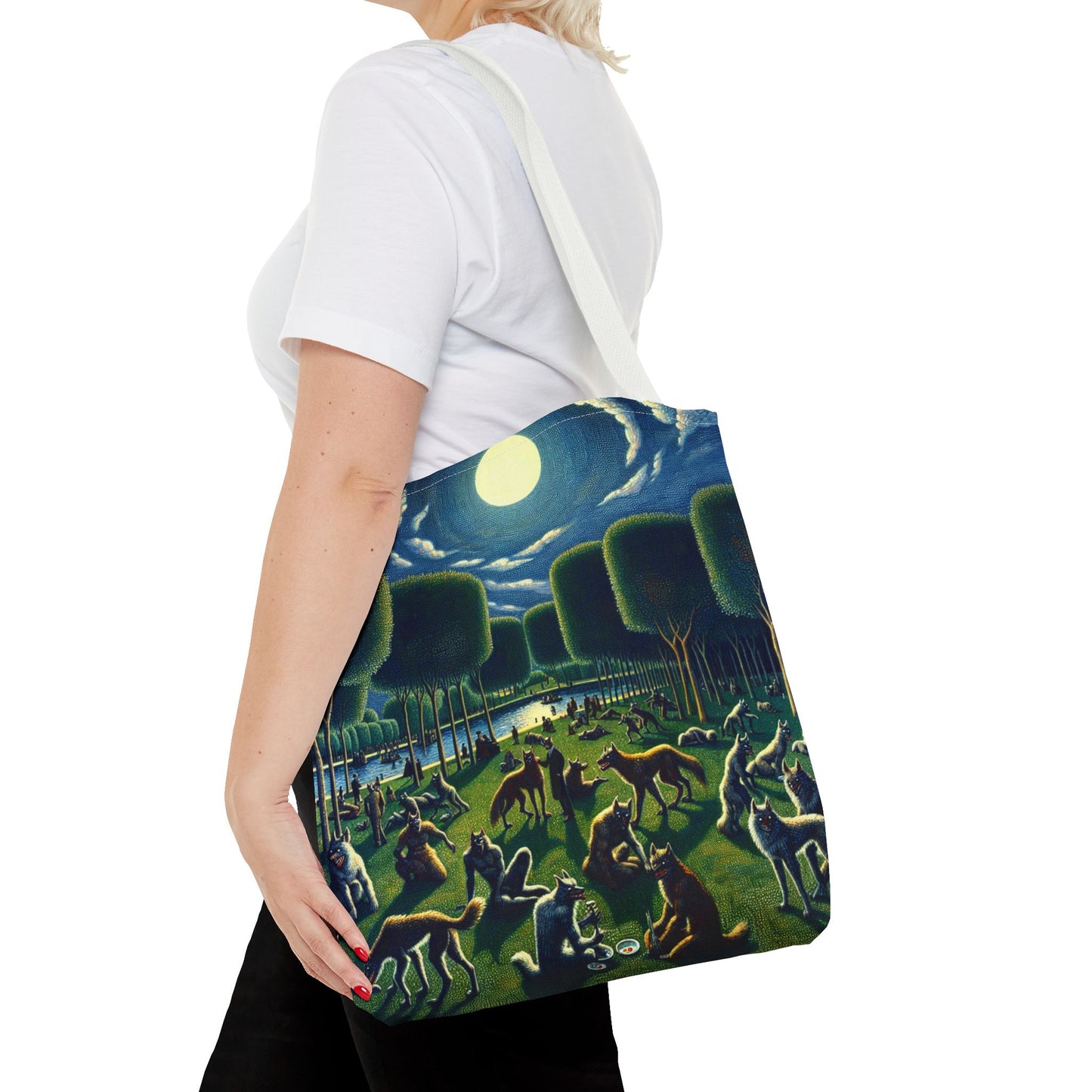 Werewolves at the Waterfront Tote Bag