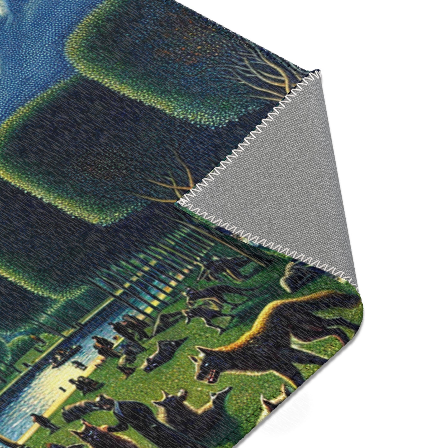 Werewolves at the Waterfront Area Rug - HORIZONTAL