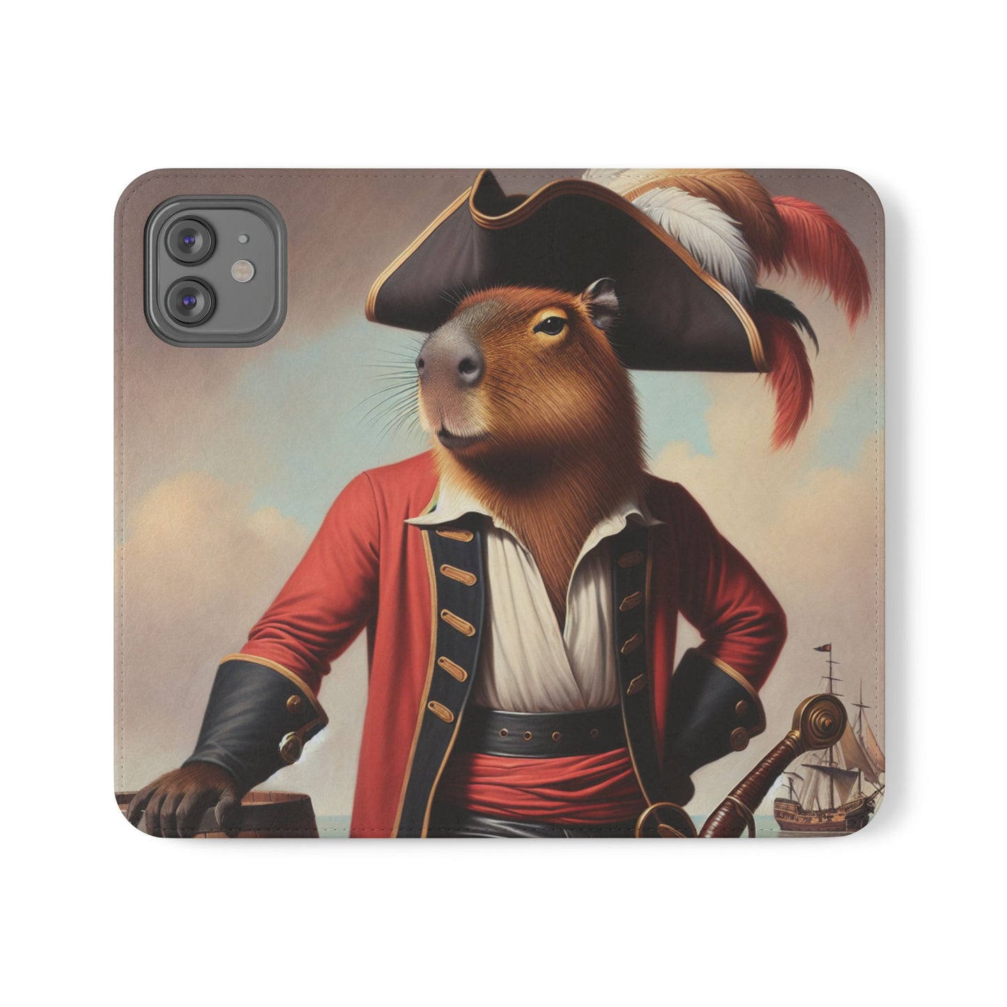 Captain Capybara Flip Case - iPhone/Galaxy