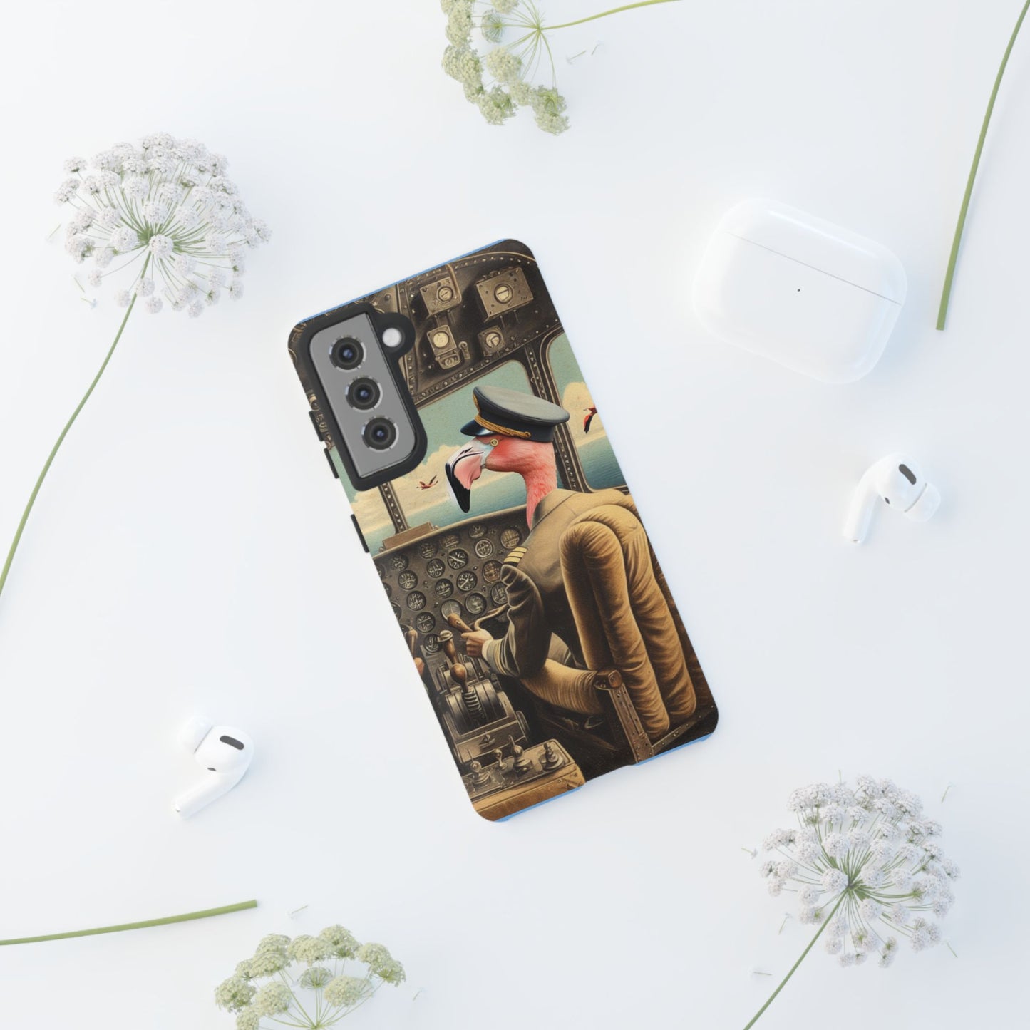 Flamingo Flight Deck Phone Case - GALAXY