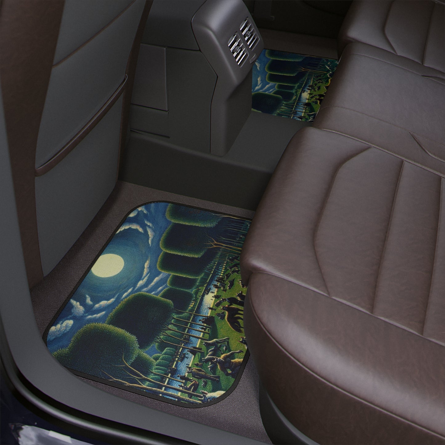 Werewolves at the Waterfront Car Floor Mat