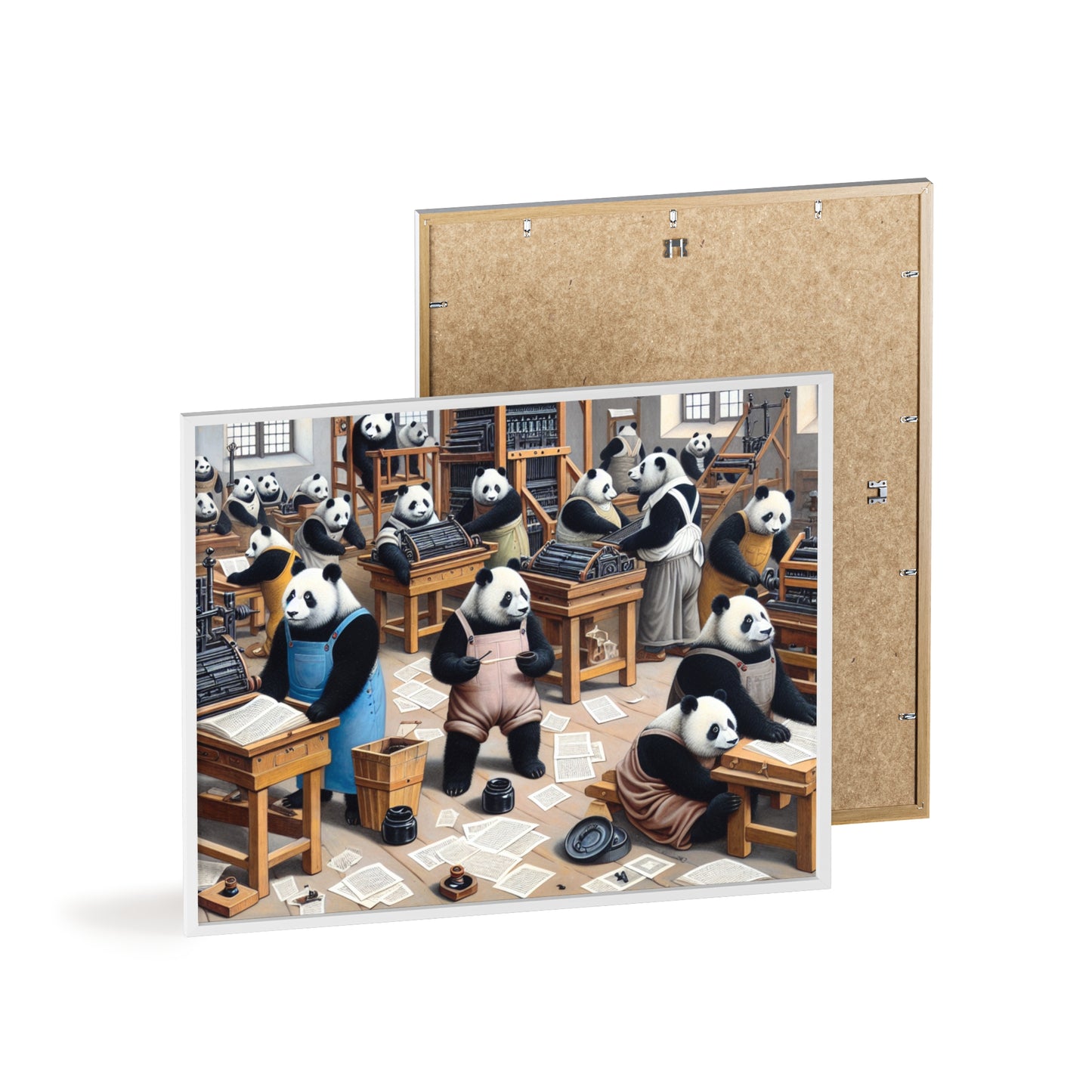 Framed Printing Pandamonium Poster