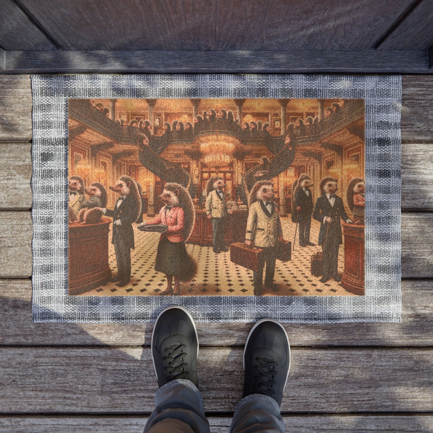 Hedgehog Hotel Doormat