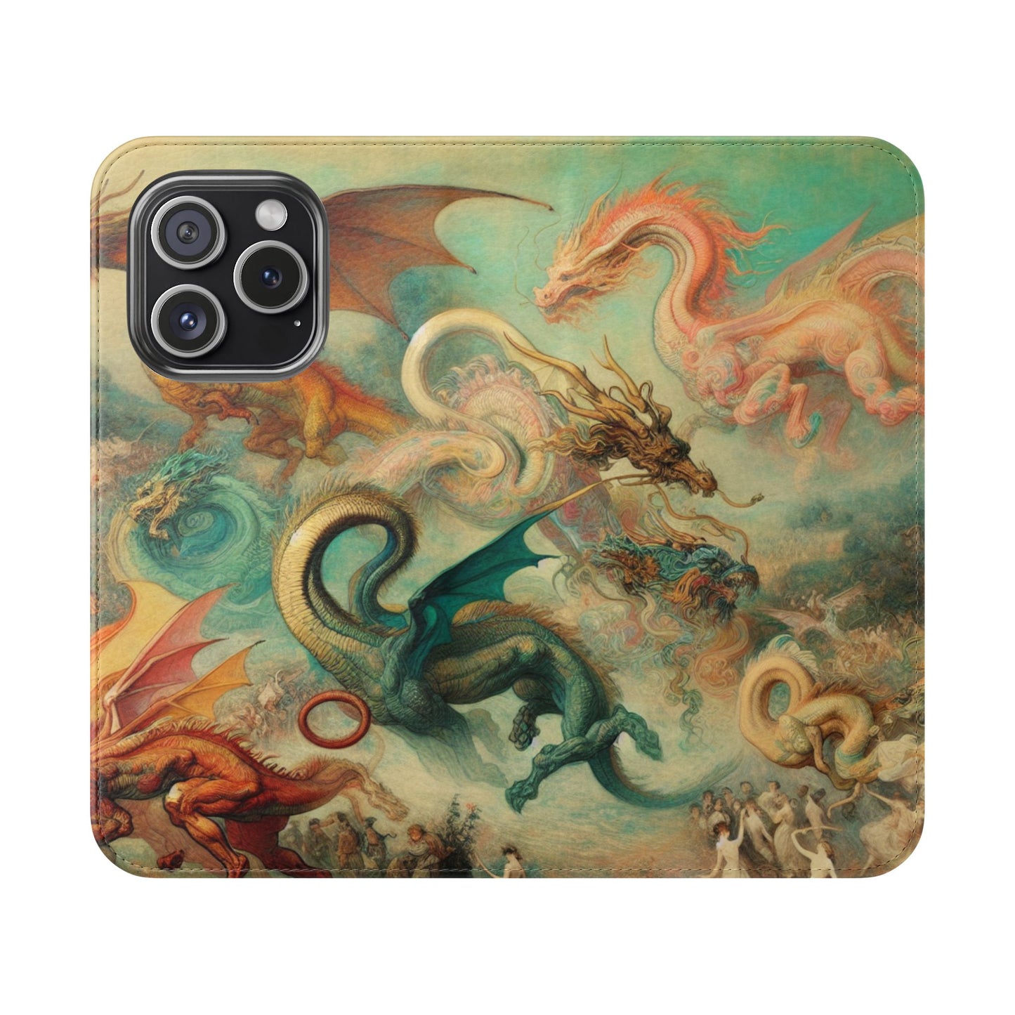 Degas Dreams of Dragons Flip Cases for iPhones