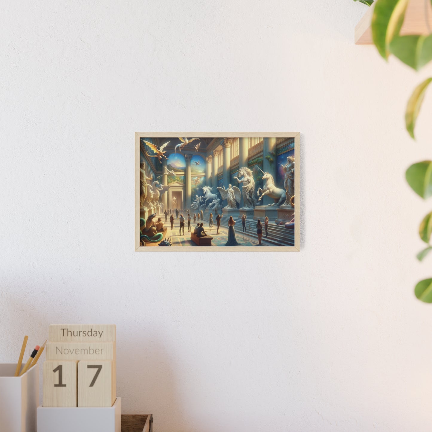 Framed Atlantis Atrium Poster