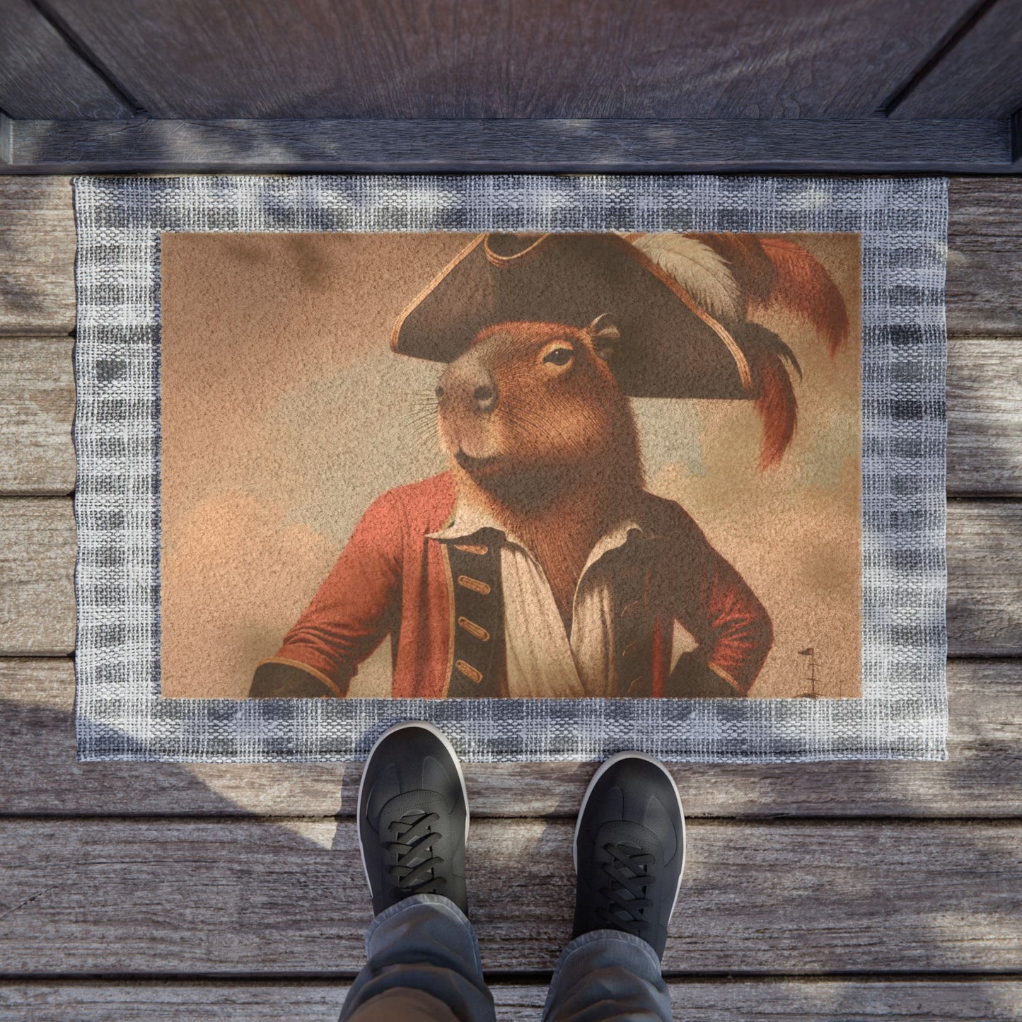 Captain Capybara Doormat