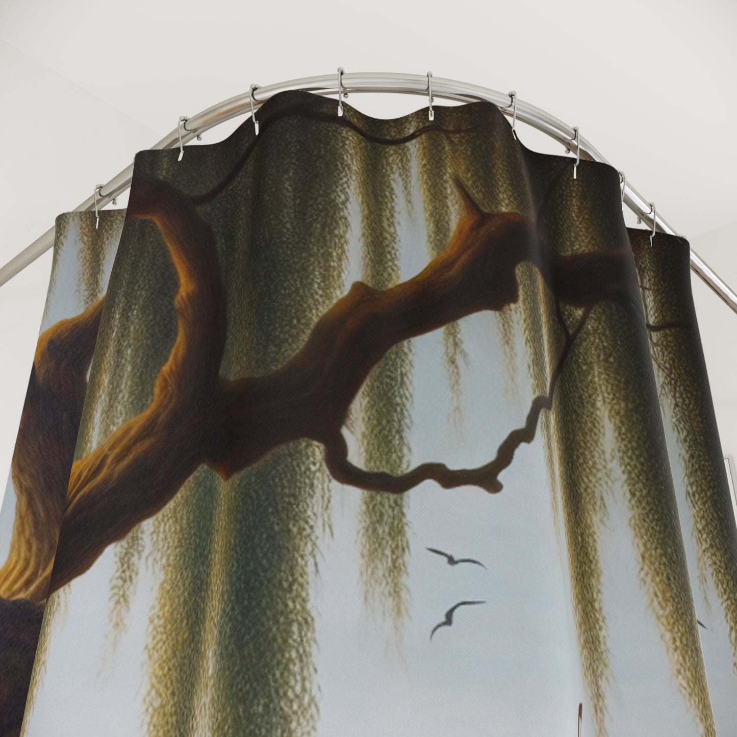 Vermeer's Vampire Violinists Shower Curtain