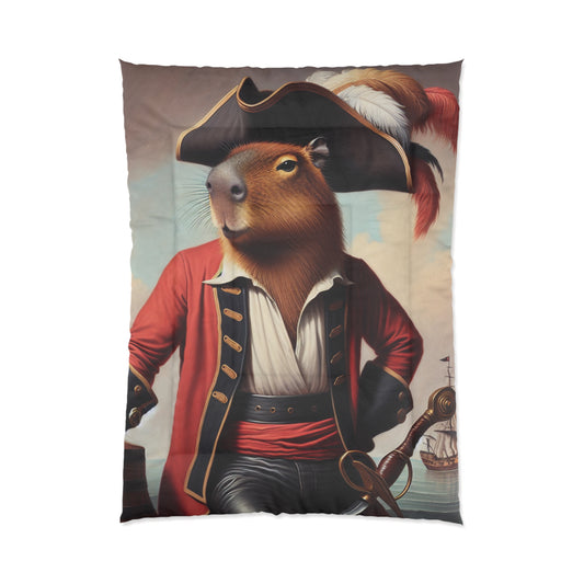 Captain Capybara Comforter