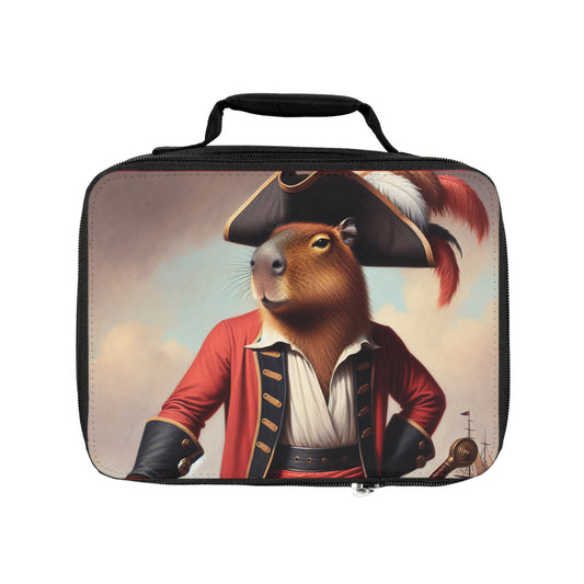 Captain Capybara Lunch Bag