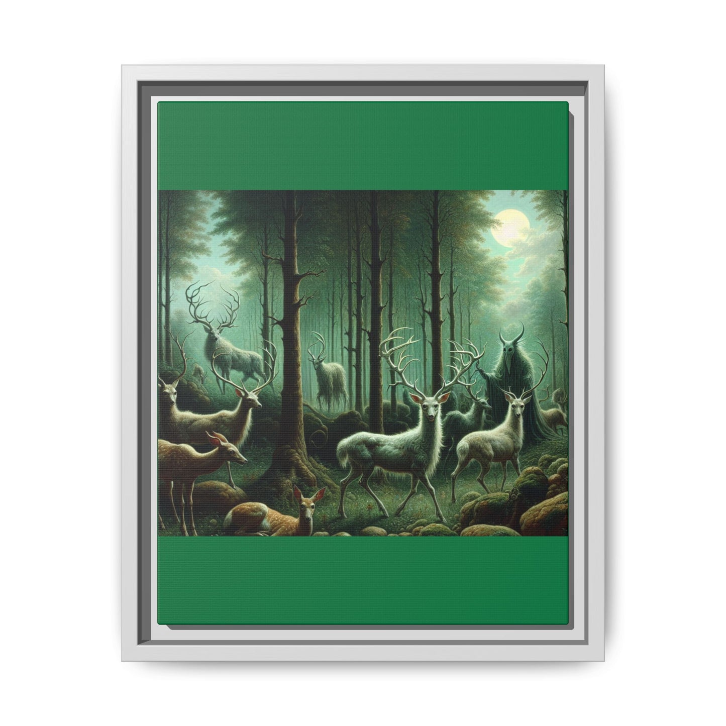 Wendigo Shepherd Canvas, Framed (Multi-color)