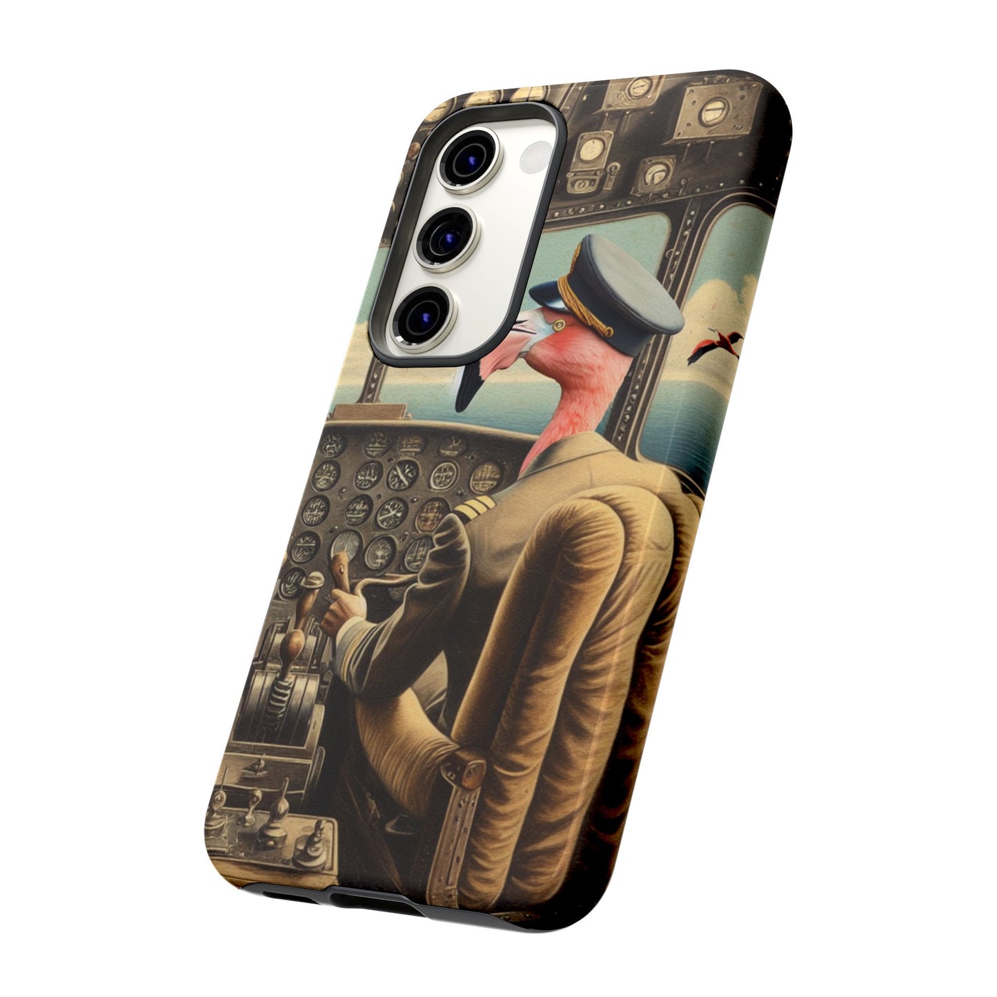 Flamingo Flight Deck Phone Case - GALAXY