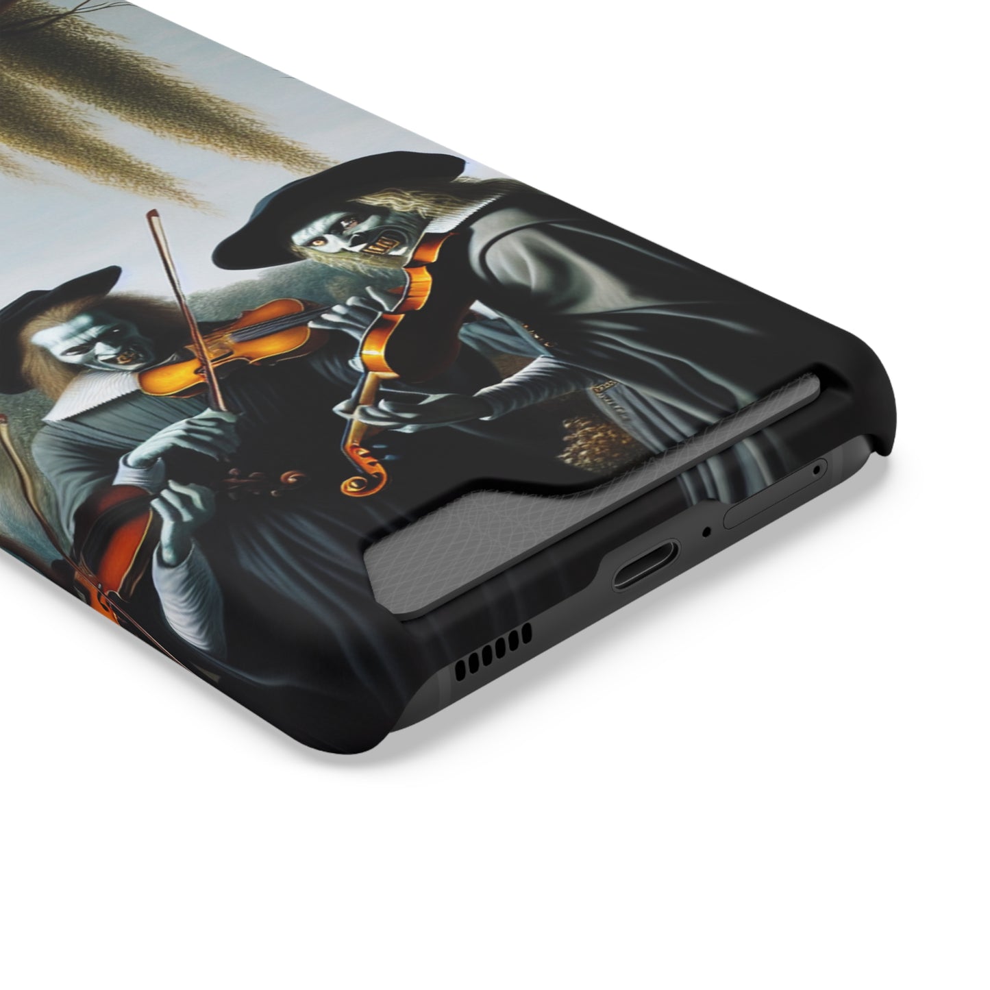 Vermeer's Vampire Violinists Phone Case with Card Holder - GALAXY