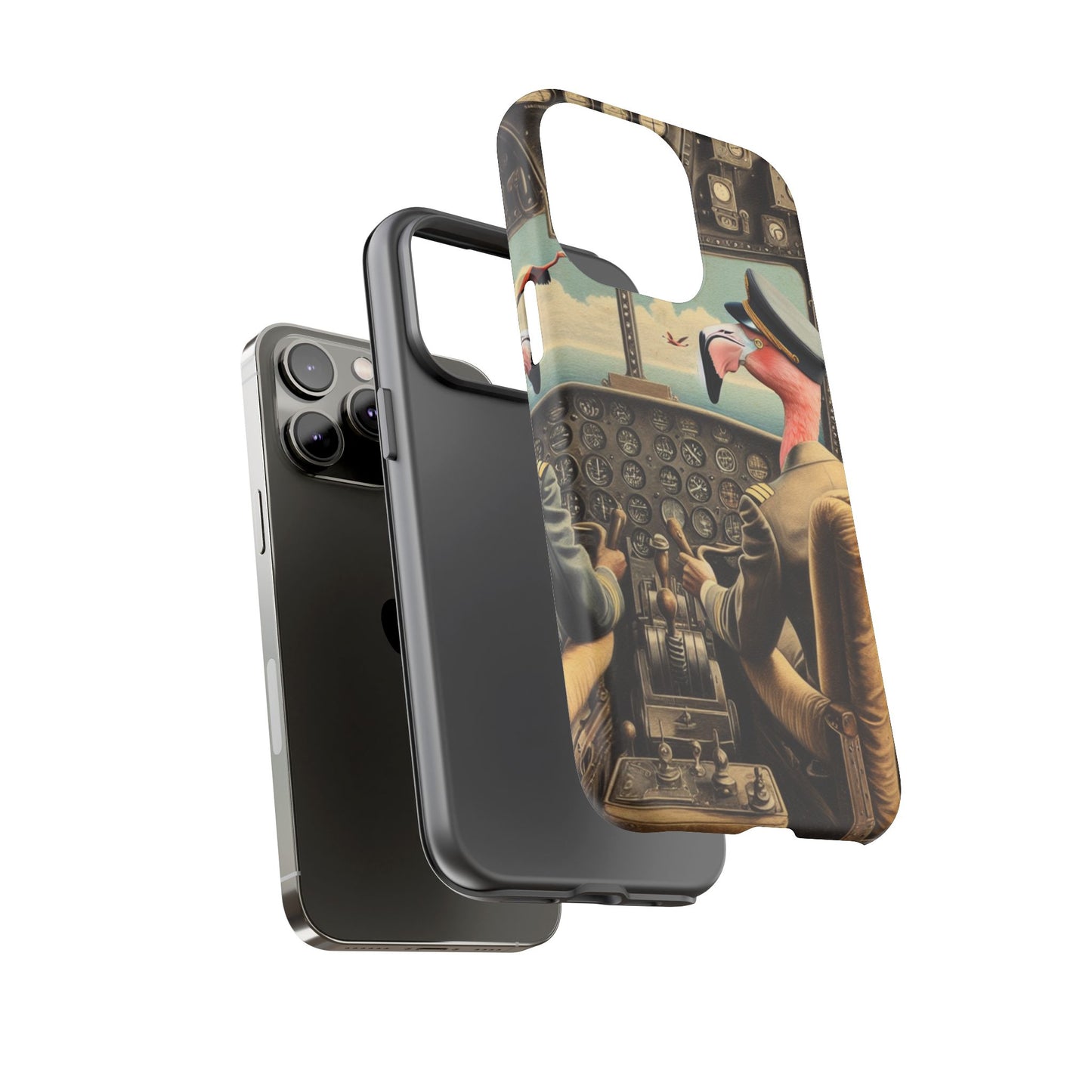 Flamingo Flight Deck Phone Case - IPHONE