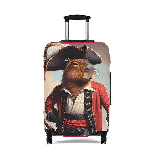 Captain Capybara Luggage Cover