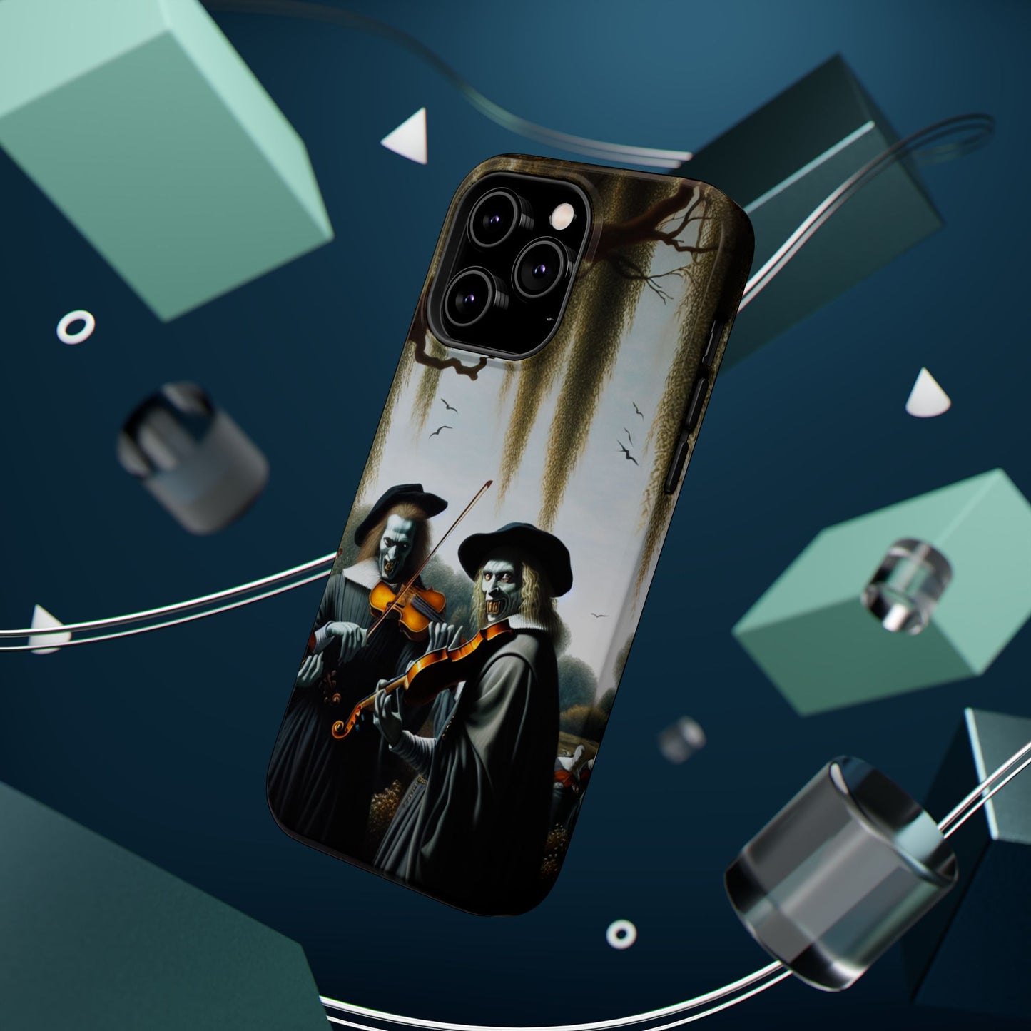 Vermeer's Vampire Violinists Magnetic iPhone Case