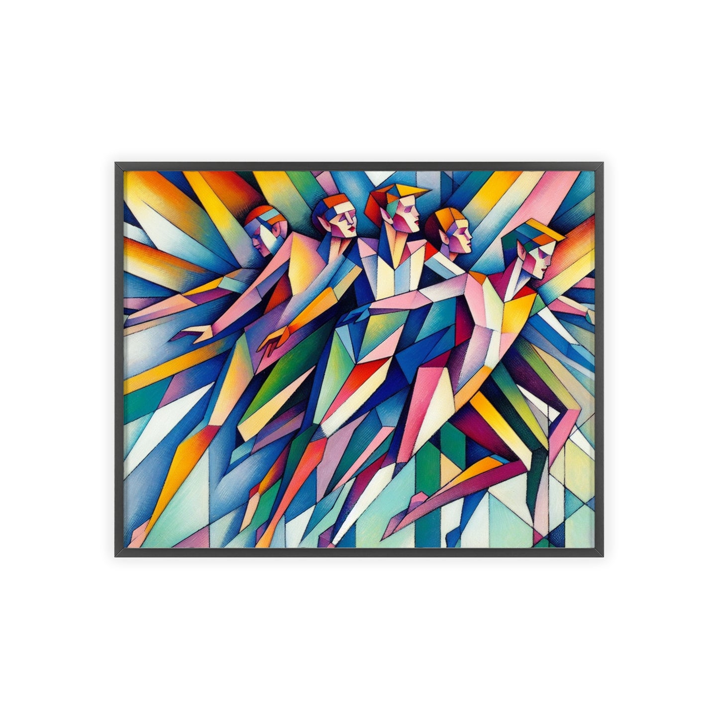 Framed Picasso's Pixies Poster