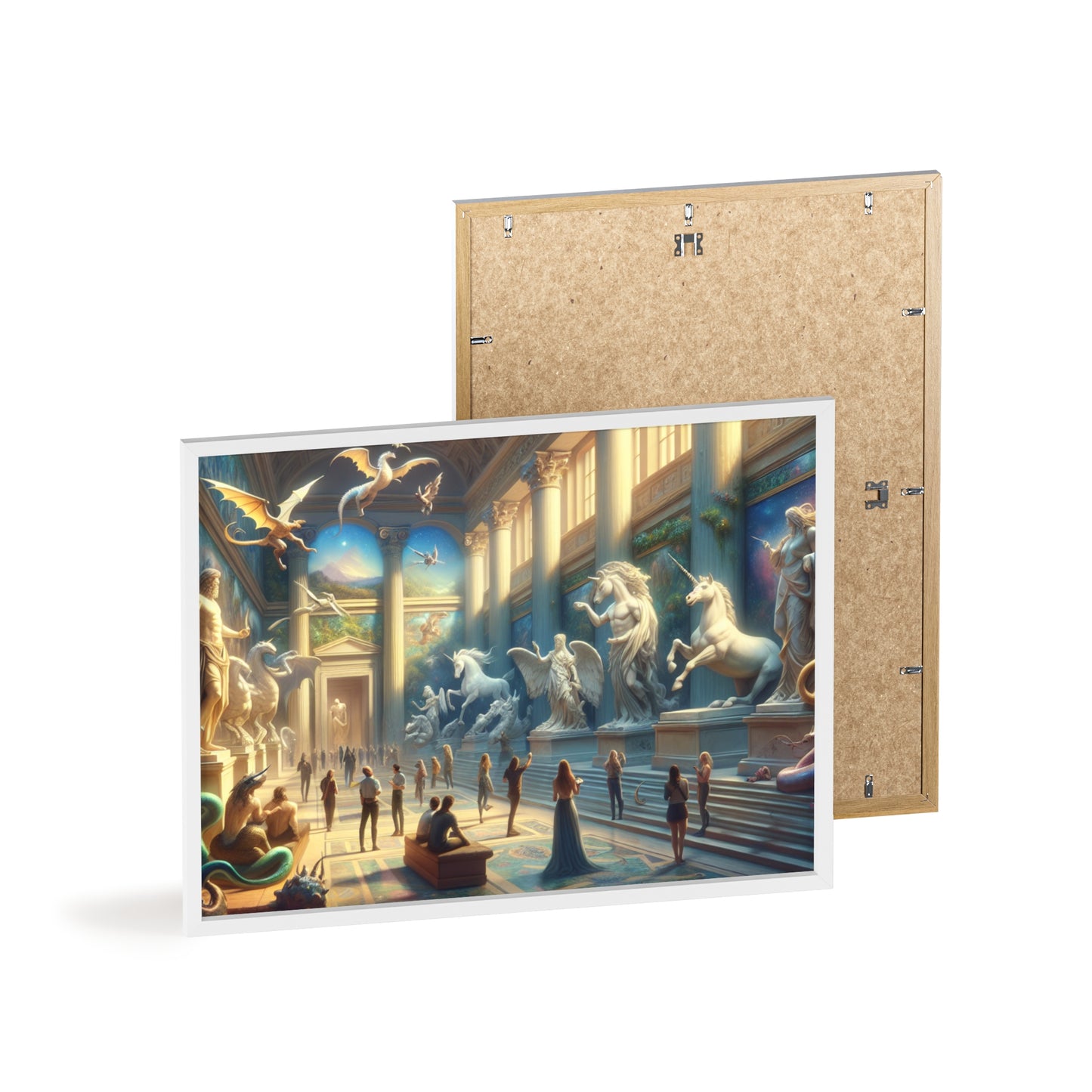 Framed Atlantis Atrium Poster