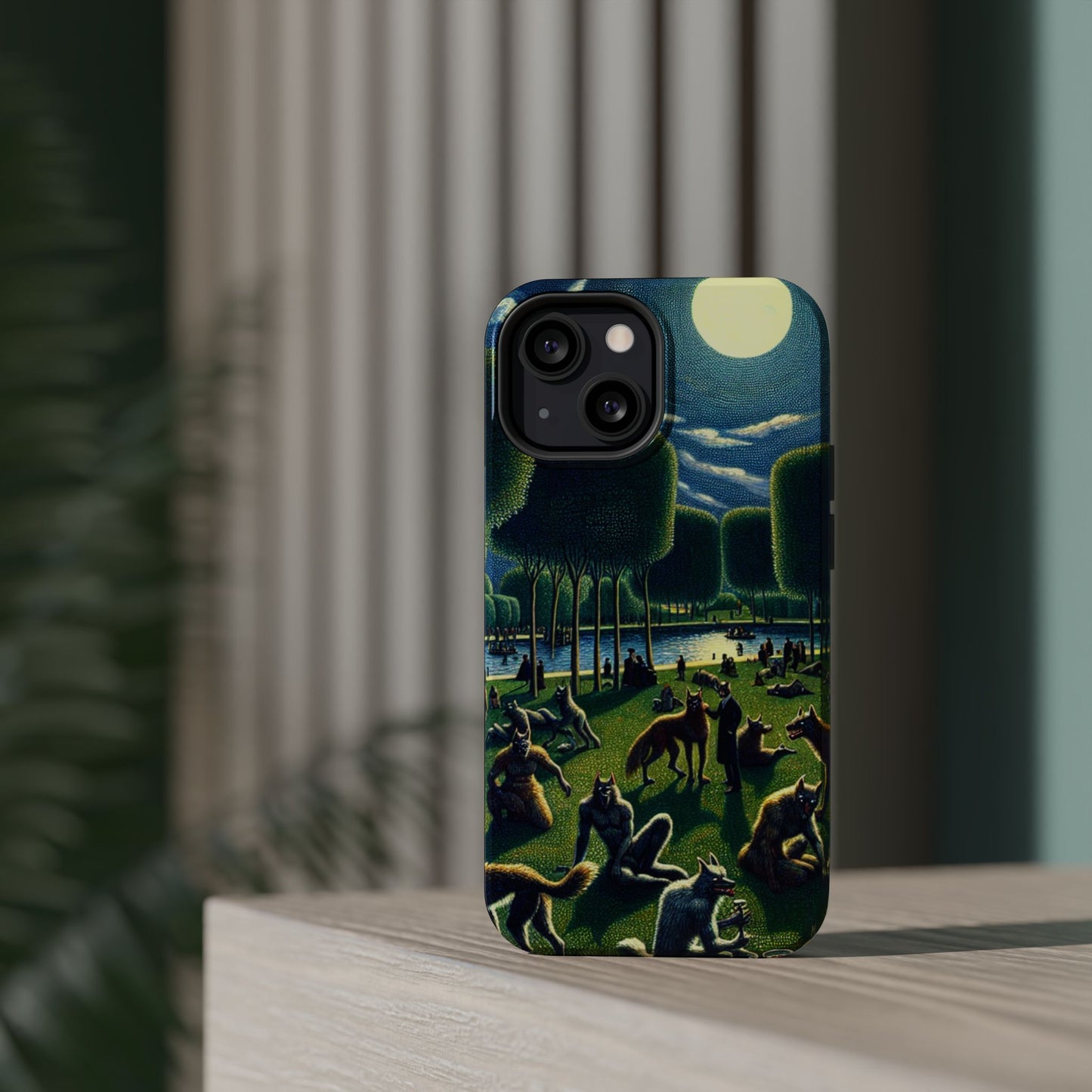 Werewolves at the Waterfront Magnetic iPhone Case