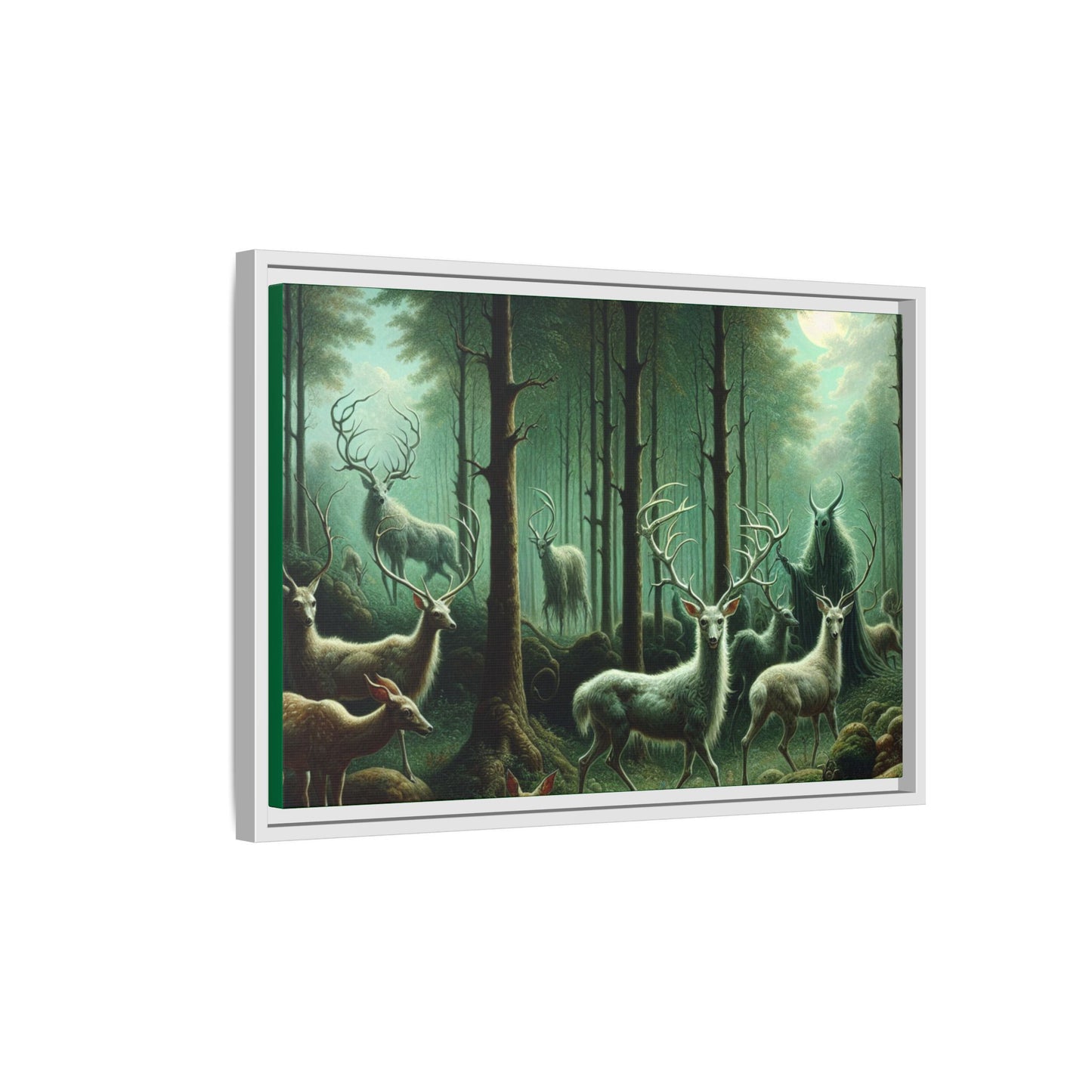 Wendigo Shepherd Canvas, Framed (Multi-color)