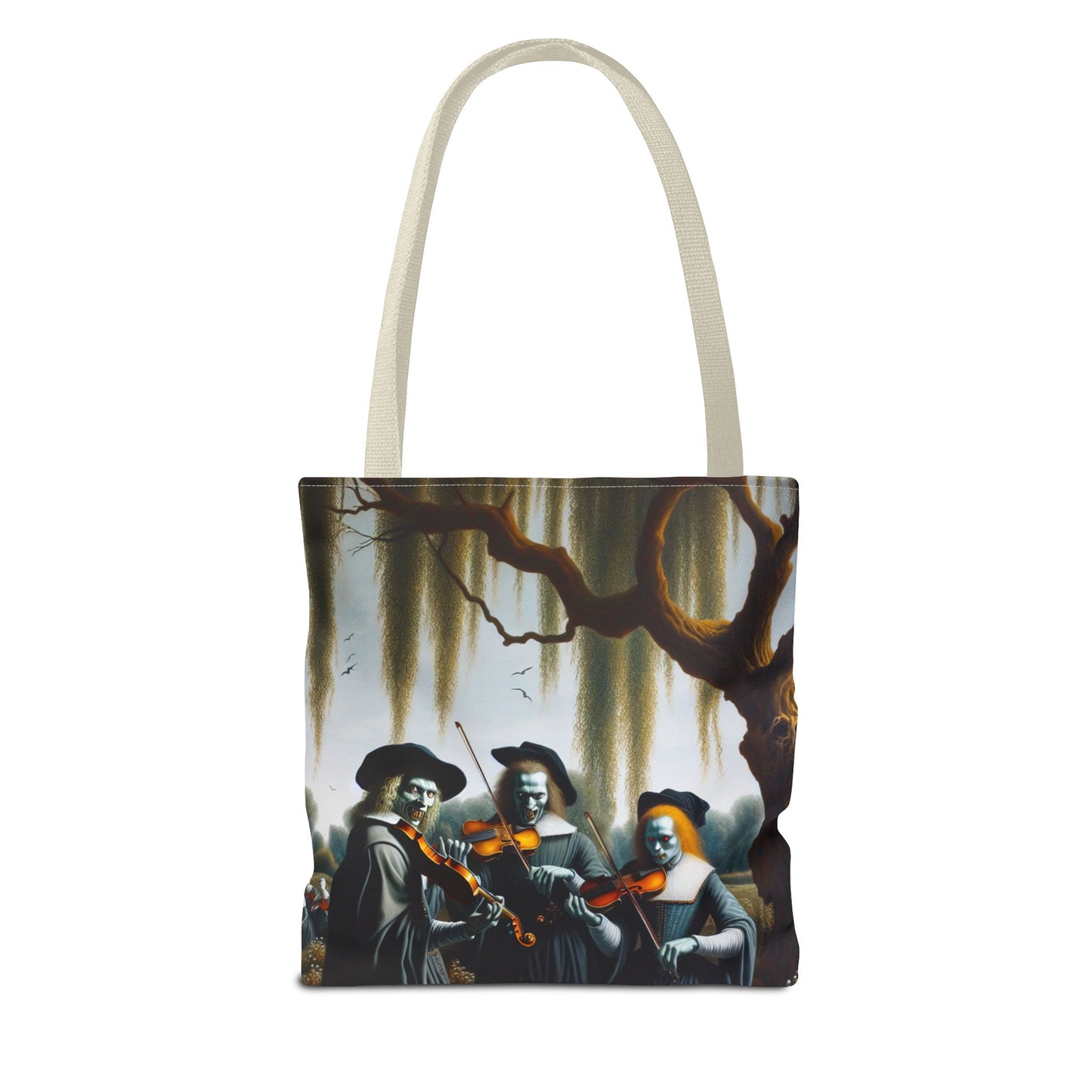 Vermeer's Vampire Violinists Tote Bag